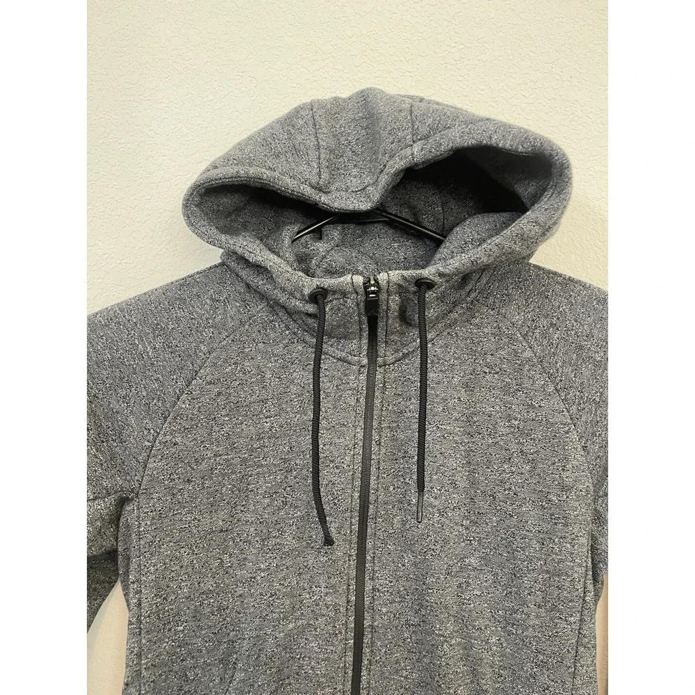 Nike Air Jordan Icon Fleece Full Zip Hoodie Grey Mens Small Hooded 809470-010